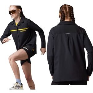 ADIDAS TERREX NATIONAL GEOGRAPHIC LONG SLEEVE HIKING SHIRT Blk/Yellow Medium